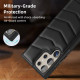For Samsung Galaxy S24+ 5G Down Jacket Card Bag Holder MagSafe Phone Case(Black)