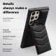 For Samsung Galaxy S24+ 5G Down Jacket Card Bag Holder MagSafe Phone Case(Black)