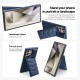 For Samsung Galaxy S24+ 5G Down Jacket Card Bag Holder MagSafe Phone Case(Royal Blue)