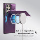 For Samsung Galaxy S24+ 5G Down Jacket Card Bag Holder MagSafe Phone Case(Purple)