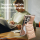 For Samsung Galaxy S24+ 5G Down Jacket Card Bag Holder MagSafe Phone Case(Rose Gold)