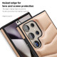 For Samsung Galaxy S24+ 5G Down Jacket Card Bag Holder MagSafe Phone Case(Rose Gold)