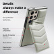 For Samsung Galaxy S24+ 5G Down Jacket Card Bag Holder MagSafe Phone Case(Grey)