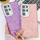 For Samsung Galaxy S24+ 5G Plating Glitter Texture Chain Wristband TPU Phone Case with Lens Film(Pink Water Ripples)