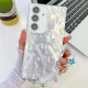 For Samsung Galaxy S24+ 5G Plating Glitter Texture Chain Wristband TPU Phone Case with Lens Film(White Wrinkles)