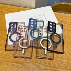 For Samsung Galaxy S24+ 5G Imitation Original Magsafe TPU Phone Case(Pink)