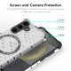 For Samsung Galaxy S24+ 5G ENKAY Hat-Prince Honeycomb MagSafe Shockproof Phone Case with 0.18mm Film(Red)