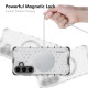 For Samsung Galaxy S24+ 5G ENKAY Hat-Prince Honeycomb MagSafe Shockproof Phone Case with 0.18mm Film(Blue)