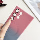 For Samsung Galaxy S24+ 5G Liquid TPU Silicone Gradient MagSafe Phone Case(Pink Gradient)