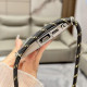 For Samsung Galaxy S24+ 5G Crossbody Wave Edge Butterfly TPU Phone Case(White)