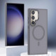 For Samsung Galaxy S23+ 5G Transparent TPU Hybrid PC Magsafe Phone Case(Grey)