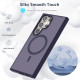 For Samsung Galaxy S23+ 5G Transparent TPU Hybrid PC Magsafe Phone Case(Black)
