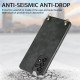 For Samsung Galaxy S23+ 5G Vintage Leather PC Back Cover Phone Case with Crossbody Strap(Black)