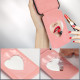 For Samsung Galaxy S24+ 5G Skin Card Bag Crossbody Lanyard Phone Case(Pink)