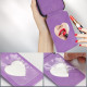 For Samsung Galaxy S24+ 5G Skin Card Bag Crossbody Lanyard Phone Case(Purple)