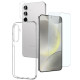 For Samsung Galaxy S24+ 5G NORTHJO TPU Case with Screen and Lens Film  Support Fingerprint Unlock(Transparent)