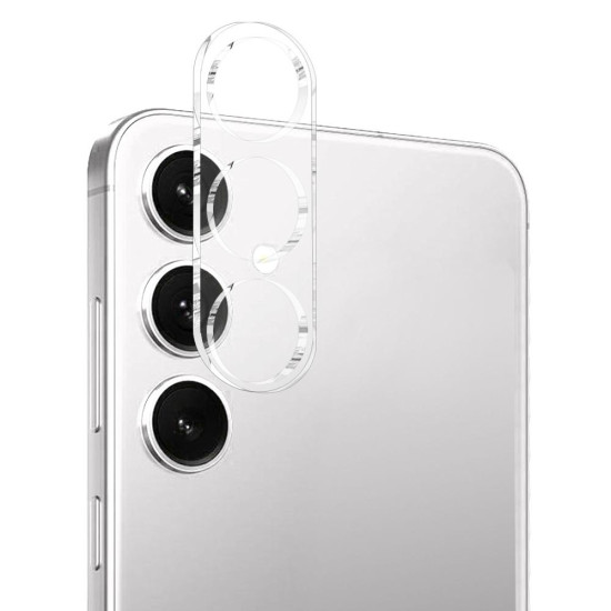 For Samsung Galaxy S24+ 5G NORTHJO TPU Case with Screen and Lens Film  Support Fingerprint Unlock(Transparent)