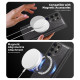 For Samsung Galaxy S24+ 5G Shield Multi-functional MagSafe Card Bag Phone Case(Black)