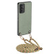 For Samsung Galaxy S24+ 5G Carbon Fiber Texture Leather Back Cover Phone Case with Crossbody Strap(Green)