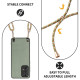 For Samsung Galaxy S24+ 5G Carbon Fiber Texture Leather Back Cover Phone Case with Crossbody Strap(Green)