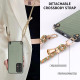 For Samsung Galaxy S24+ 5G Carbon Fiber Texture Leather Back Cover Phone Case with Crossbody Strap(Green)