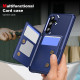 For Samsung Galaxy S24+ 5G ENKAY Hat-Prince Card Slot Wallet TPU Back Leather Phone Case with Lens Film(Purple)