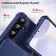 For Samsung Galaxy S24+ 5G ENKAY Hat-Prince Card Slot Wallet TPU Back Leather Phone Case with Lens Film(Purple)