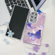 For Samsung Galaxy S24+ 5G Plating Texture Butterfly Wristband TPU Phone Case with Glitter Lens Film(Flowers Butterflies HU1)