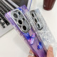 For Samsung Galaxy S24+ 5G Plating Texture Butterfly Wristband TPU Phone Case with Glitter Lens Film(Daisy Butterflies HU2)