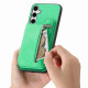 For Samsung Galaxy S24+ 5G Retro MagSafe Zipper Wallet Card Bag Back Phone Case(Green)