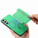 For Samsung Galaxy S24+ 5G Retro MagSafe Zipper Wallet Card Bag Back Phone Case(Green)