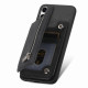 For Samsung Galaxy S24+ 5G Retro MagSafe Zipper Wallet Card Bag Back Phone Case(Black)