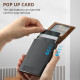 For Samsung Galaxy S23+ 5G Suteni H19 Oil Wax 2-in-1 MagSafe Removable Card Box Back Phone Case(Brown)