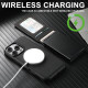 For Samsung Galaxy S24+ 5G Suteni H19 Litchi Texture 2-in-1 MagSafe Removable Card Case Back Phone Case(Black)