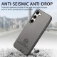 For Samsung Galaxy S24+ 5G Twill Fabric Leather Skin Back Phone Case(Gray)