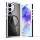 For Samsung Galaxy S24+ 5G Dual-Color Gradient Discolor MagSafe Phone Case(Black)
