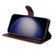 For Samsung Galaxy S24+ 5G ENKAY Card Wallet Calf Texture Leather Phone Case with Screen Film(Red)