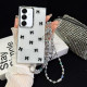 For Samsung Galaxy S24+ 5G Little Fresh Bow Neck Chain TPU Phone Case(Black)