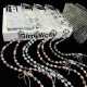 For Samsung Galaxy S24+ 5G Little Fresh Bow Neck Chain TPU Phone Case(Purple)