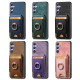 For Samsung Galaxy S24+ 5G Retro Splitable Magnetic Stand Card Bag Leather Phone Case(Black)