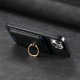 For Samsung Galaxy S24+ 5G Retro Cross Leather Ring Vertical Insert Card Bag MagSafe Phone Case(Black)