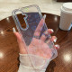 For Samsung Galaxy S24+ 5G Laser Heart Clear TPU Shockproof Phone Case(Transparent White)