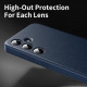 For Samsung Galaxy S24+ 5G Smart View Window Leather Phone Case with Card Slot(Blue)