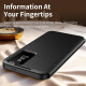 For Samsung Galaxy S24+ 5G Smart View Window Leather Phone Case with Card Slot(Black)