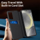 For Samsung Galaxy S24+ 5G Smart View Window Leather Phone Case with Card Slot(Black)