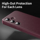 For Samsung Galaxy S24+ 5G Smart View Window Leather Phone Case with Card Slot(Red)
