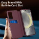 For Samsung Galaxy S24+ 5G Smart View Window Leather Phone Case with Card Slot(Red)