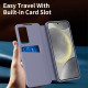 For Samsung Galaxy S24+ 5G Smart View Window Leather Phone Case with Card Slot(Purple)