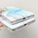 For Samsung Galaxy S24+ 5G Electroplated Marble Texture Phone Case(Gold Pink Red M12)