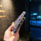 For Samsung Galaxy S24+ 5G Laser Texture MagSafe Shockproof Phone Case(Red Light)